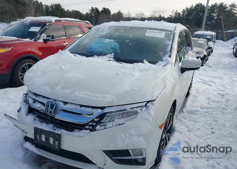 2019 Honda Odyssey Elite из США, поврежденный, VIN 5FNRL6H92KB044221